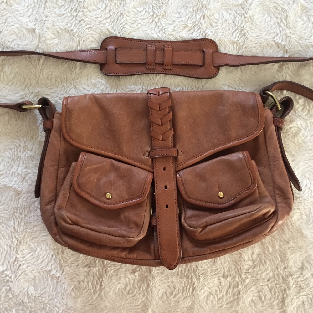 Extremely RARE Ralph Lauren Leather Messenger Bag